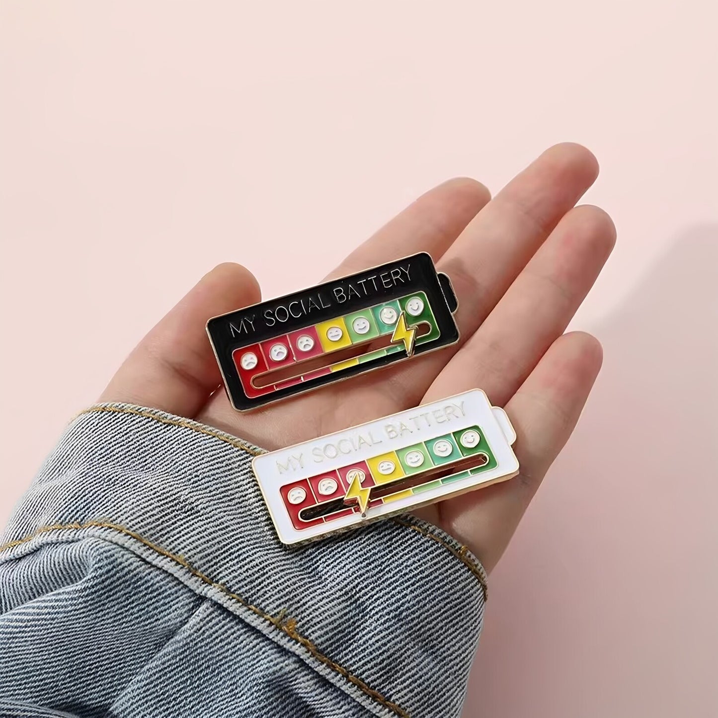 Social Battery Pin