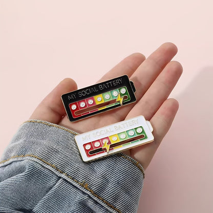Social Battery Pin
