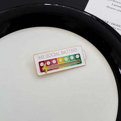 Social Battery Pin